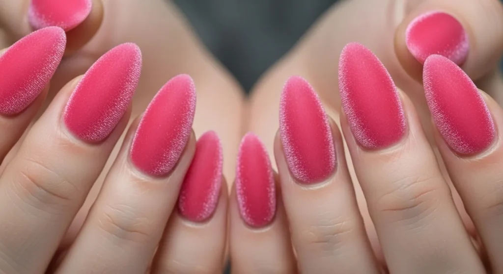 Velvet Pink Nails