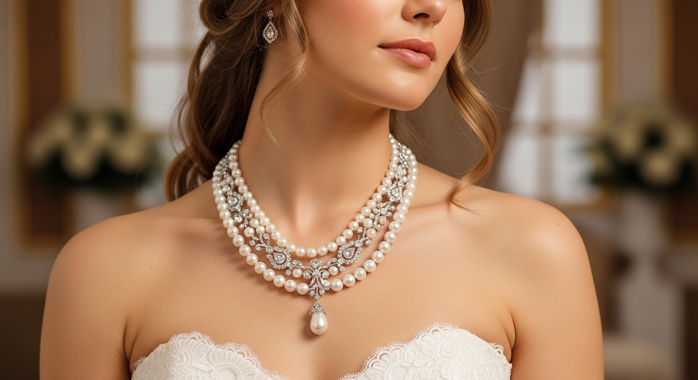Wedding Pearl Necklace