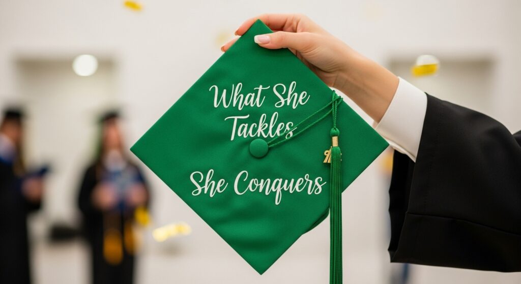 What She Tackles She Conquers