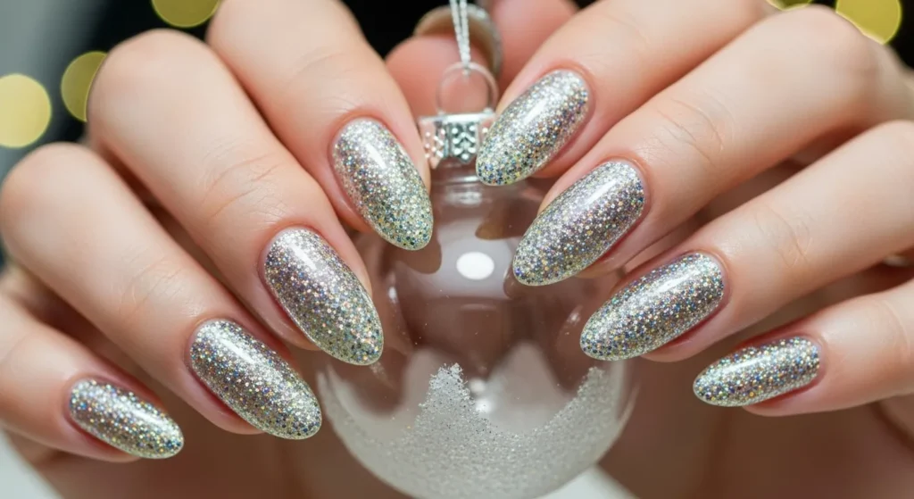 glitter nails