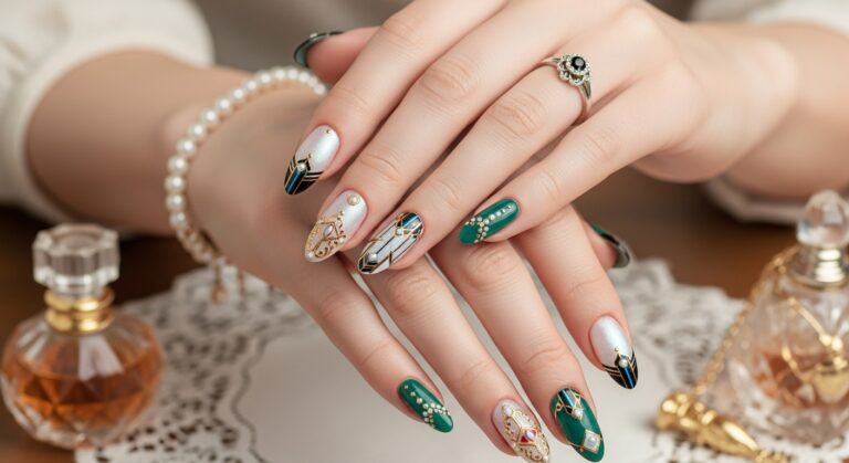 vintage nail designs