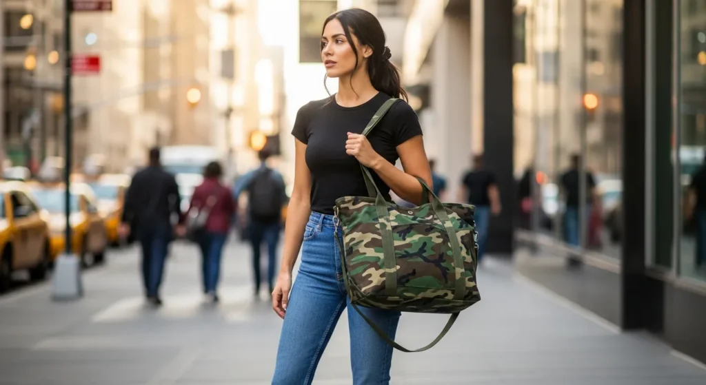 Camo Tote Bag