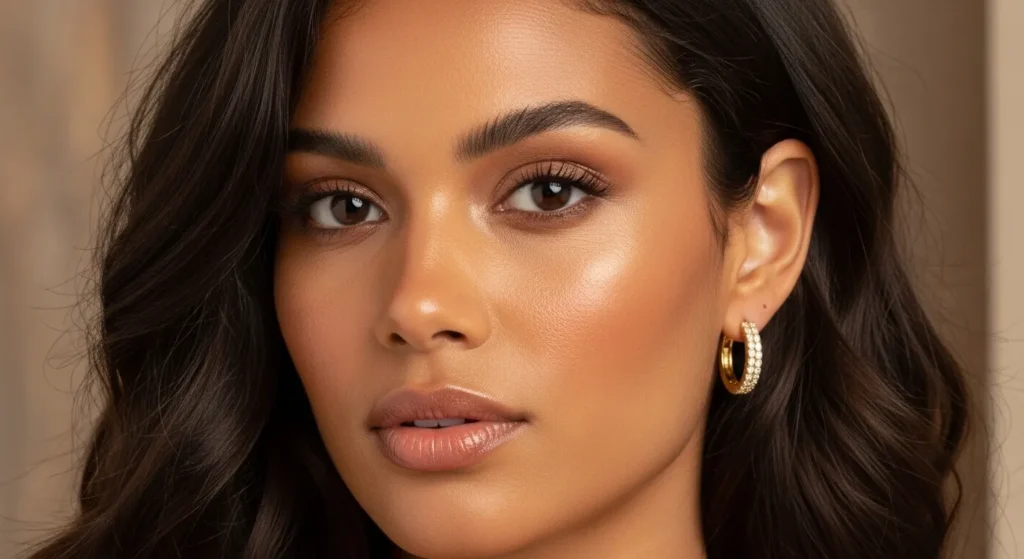 Diamond Accent Gold Hoops