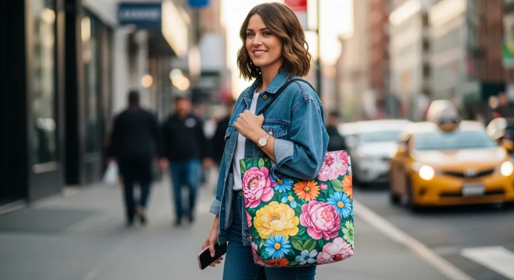 Floral Tote Bag
