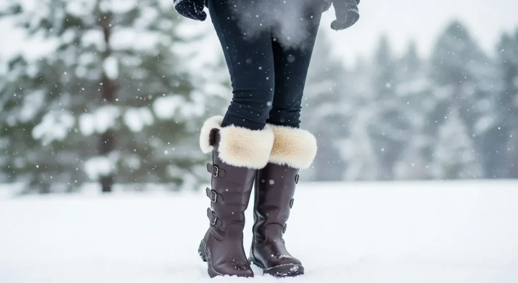 Fur-Lined Boots