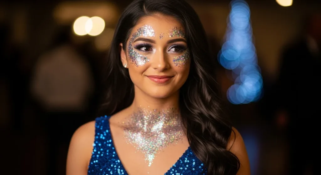 Glitter Makeup to Match