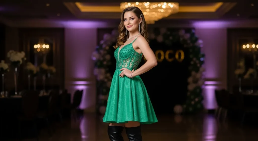 Hoco Outfits with Boots