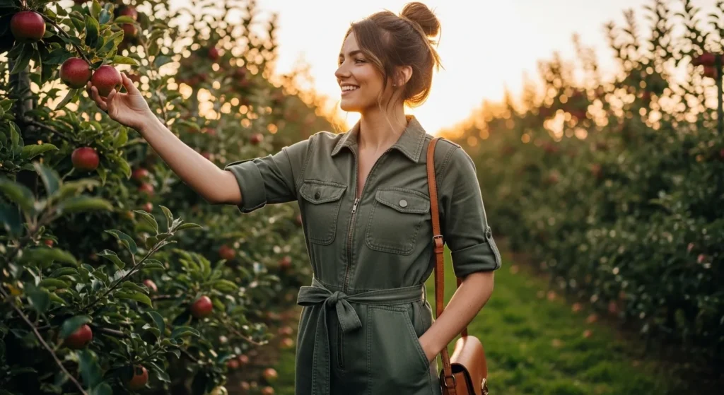 Utility Jumpsuit With Belt