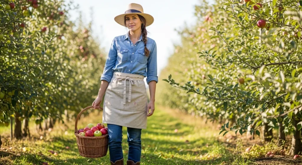 apple picking outfit