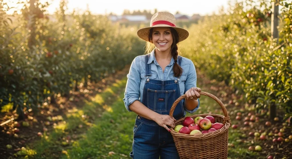 apple picking outfit