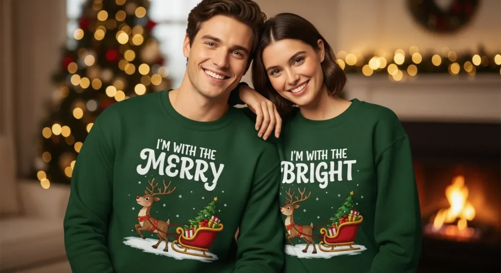 Couples’ Christmas Sweatshirts