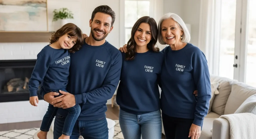 Matching Sweatshirts for Families