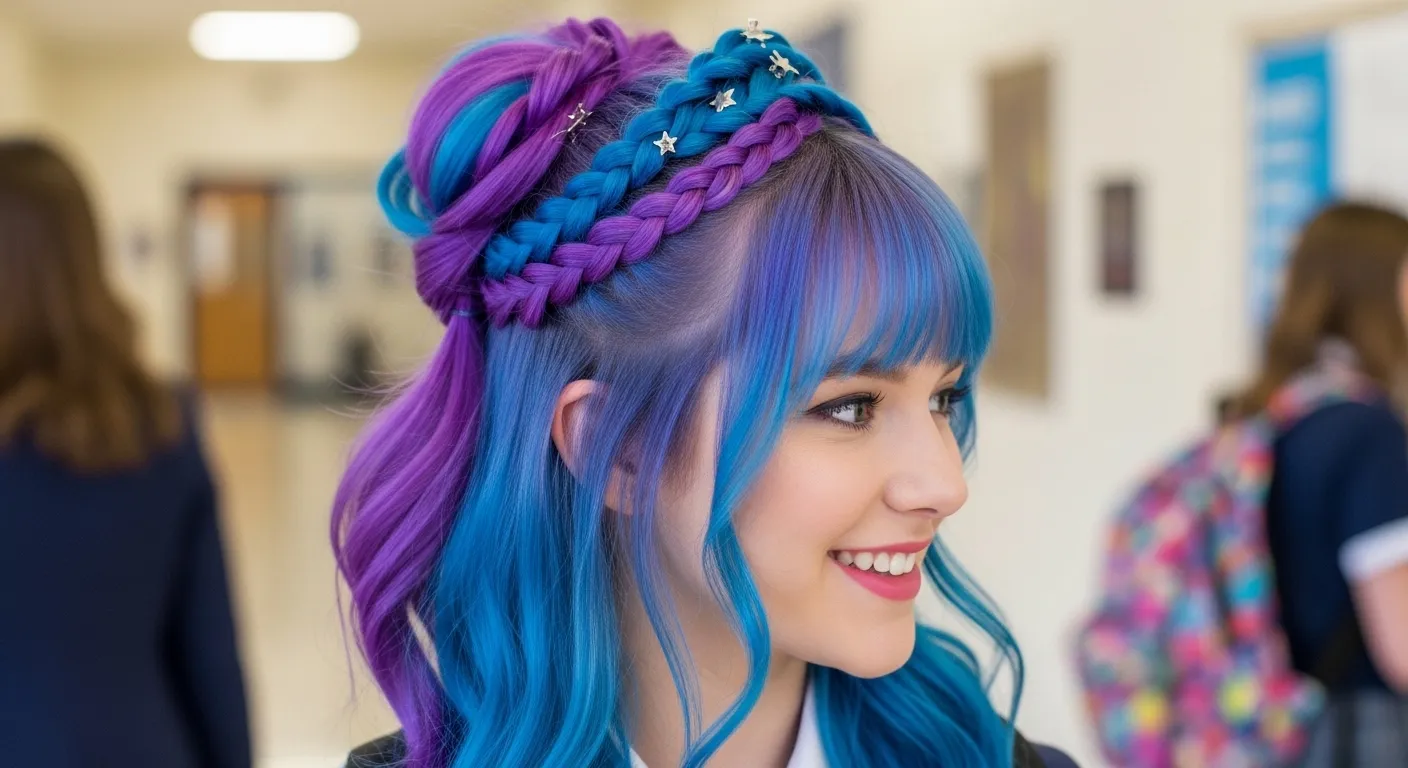 crazy hairstyles for school